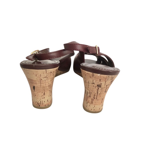 Marks & Spencer Burgundy Slingbacks - Picture 4 of 4